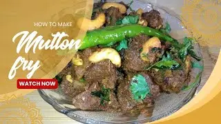 Mutton fry recipe 😋👌||how to make mutton fry recipe 