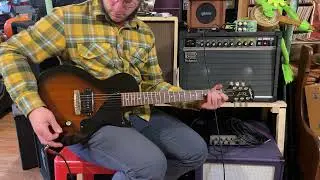 2020 Epiphone Les Paul Jr electric guitar (lots of upgrades)
