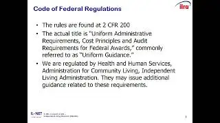 Uniform Guidance for SILCs
