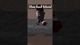 Stone Bench Tutorial #shorts