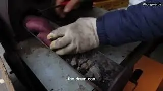 Roasted Sweet Potatoes Korean Street Food #shorts #food #koreanstreetfood #streetfood