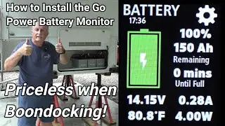 How to Install the Go Power Battery Monitor - Priceless when Boondocking!