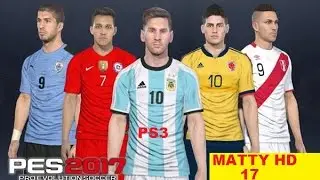 Selecciones Sudamericanas y Europeas totalmente licenciadas Pes 2017 Ps3 - Matty HD 17