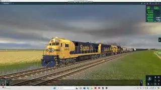 the fright train fishes up take its cars to the yard