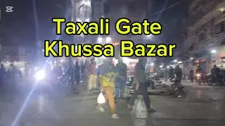 Taxali Gate Lahore | Khussa Bazar car trip | Herra Mandi | Amazing tight roads and Enjoyment| Eid 25