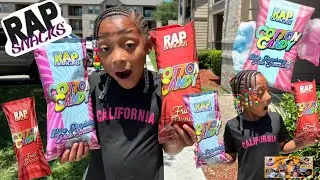 RAP SNACKS COTTON CANDY REVIEW!✨| QueenAReborns