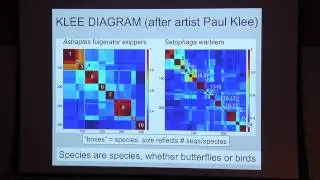 DNA Barcoding: A simple way of identifying species by DNA (Mark Stoeckle, MD)