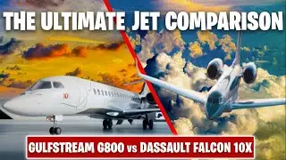 Gulfstream G800 vs Dassault Falcon 10X | The Ultimate Ultra-Long-Range Private Jet Showdown | TWOT