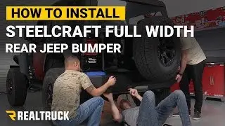 How to Install Steelcraft Full Width Rear Jeep Bumper on a 2019 Jeep JL