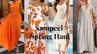 SAMPEEL SPRING CLOTHING TRY ON HAUL 2023,  SPRING OUTFIT IDEA