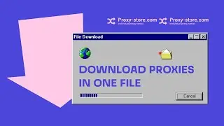 How to download all proxies in a single file