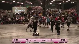 Roller Derby World Cup 2018  Finland vs. Japan