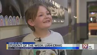 Mill Creek Elementary second grader named News 19 Student of the Week | March 27 2025 | News 19 This