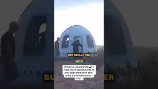 People are questioning why there are no scorch marks on blue origin #blueorigin