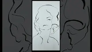 The Dimpy Illustration #shorts #youtubeshorts #sketch #retro #elegant #lady #style #art #drawing