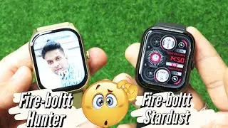 Fire-Boltt hunter vs Fire-Boltt Stardust &bull; 1.96 vs 2.01 display size #fireboltt #techpoke