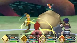 Tales of the world:Radiant Mythology 2 gameplay
