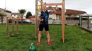 Full Body Kettlebell Workout. Snatch 24 kg and ABS. Kettlebellsup