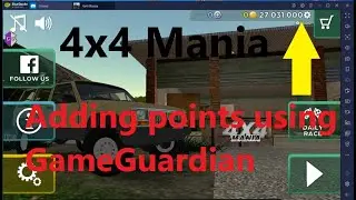 4x4 Mania - Adding points (game cash) using GG