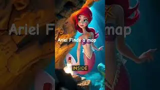 Ariel Finds a map #ariel #mermaid #kids