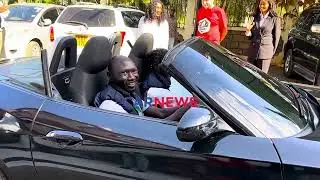 CAR NEWS: Stevo Simple Boy Drives His Wife & Baby Out Of Hospital In A Convoy Of BMW Z4, GLC 250 