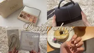 【Vlog】好きなことして過ごす社会人の仕事終わり&休日3days🪄⌇バッグの中身紹介,コスメポーチと最近の購入品紹介🎀⌇キャンドゥセルフネイル⌇お菓子作り⌇スタバ新作