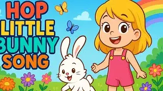 Hop Little Bunny Hop Song |  Easter Bunny Dance | Fun Nursery Rhymes for Kids 2025