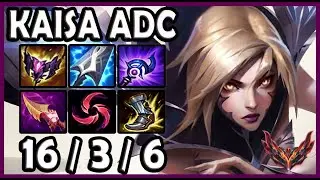 Kaisa vs Aphelios ADC - Korea GrandMaster Patch 12.6 ✅
