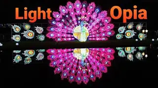 Lightopia London complete Tour Chiswick House Chinese lantern & light spectacular, fun fair acrobats
