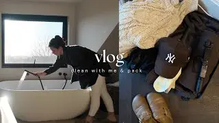 VLOG : Clean with me & Pack for Cornwall