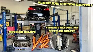 MUFFLER DELETE VS VIBRANT RESONATOR INFINITI G35 | WHICH ONE SHOULD YOU GET?
