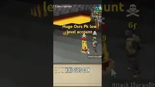 I made MILLIONS with an OBBY pure and it only took ONE week  #oldschoolrunescape