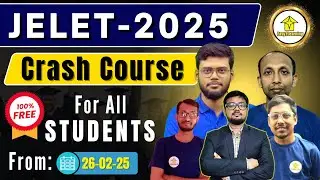 🔥 JELET 2025 Crash Course | 100% Free for All Students | Complete JELET Preparation by Easy2Learning