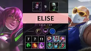 Elise Top vs Urgot - EUW Master Patch 25.17