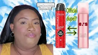 L'oreal Infallible Setting Mist Review: Dupe For One Size??