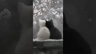 Teri nazar ne ye kya kar diya || cat love story 😺#cat #love #shorts