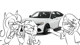 Affogato Cookie being a car salesman // animatic
