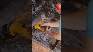 Out with the old rusty trunk pan.