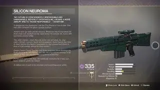 Silicon Neuroma | Gameplay | The Pyramidion | Nightfall Exclusive Loot