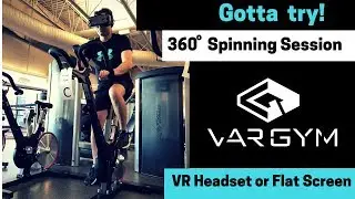 Gotta Try - Working Out to High Intensity Indoor Cycling Session - VR Headset- VARGYM