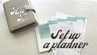 How To Set Up a Planner: The Holy Grail Guide