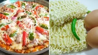 নুডলস পিজজা রেসিপি তৈরি করুন ১০ মিনিটে ‼️Noodles Pizza Recipe.