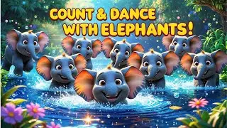 🐘 One Elephant Went Out to Play 🎉 | Fun Counting & Dance Song for Kids
