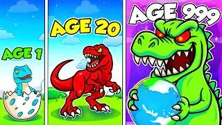 Becoming the BIGGEST DINOSAUR in Roblox
