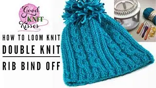 Rib Bind off Double Knit loom DKL (CC)
