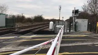 *New Upgrade* Oxmardyke Level Crossing (ER,Yorkshire) Sunday 06.01.2019