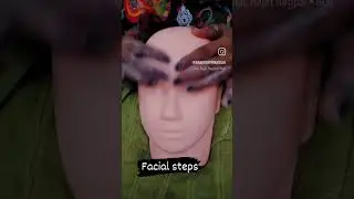 facial and makeup practice face Dummy