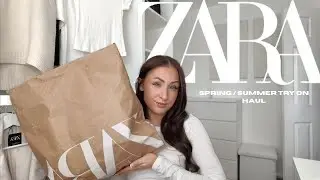 NEW IN ZARA TRY ON HAUL APRIL 2025🤍 |  dresses, bodysuits, linen trousers & more ...