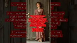 30 лет брака закончились разводом.Муж ушёл к молоденькой.И вот моё мнение &mdash; жёсткое