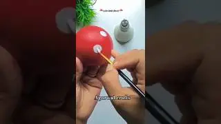 waste LED bulb craft #diy #shorts